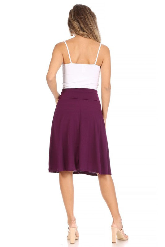A-Line Pull-On Skirt