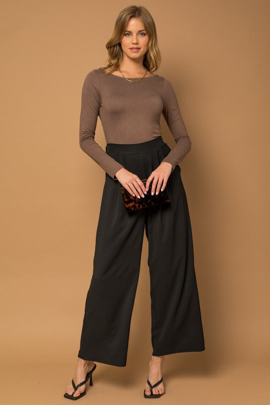 Cowl Back Bodysuit