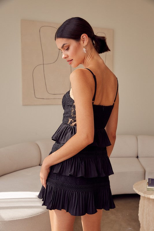 Lace Tiered Dress