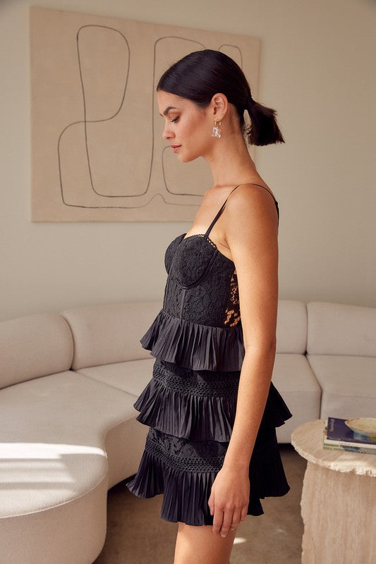 Lace Tiered Dress