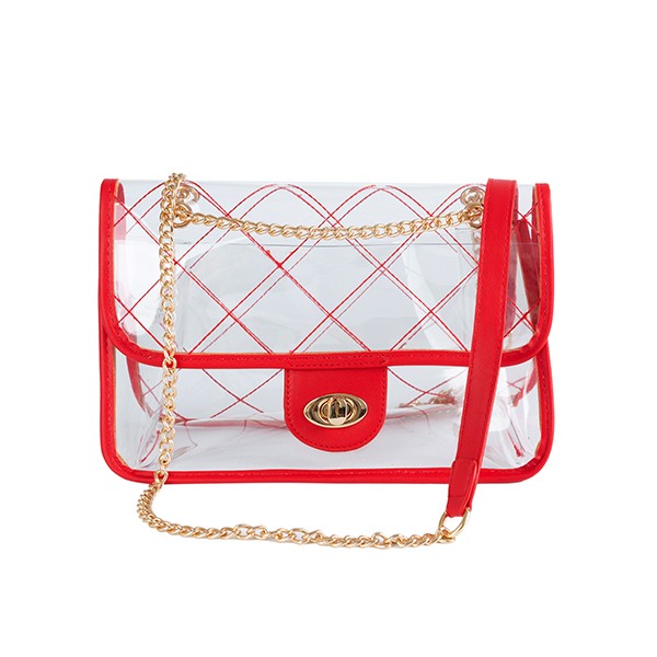 Quilted Clear Bag