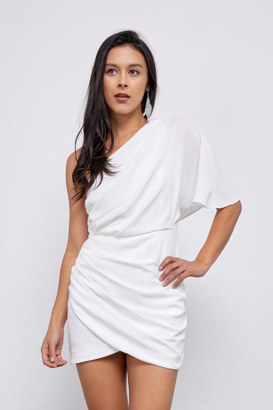 Midnight Allure Wrap Dress