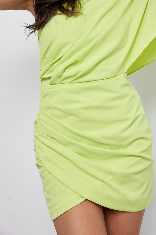 Midnight Allure Wrap Dress