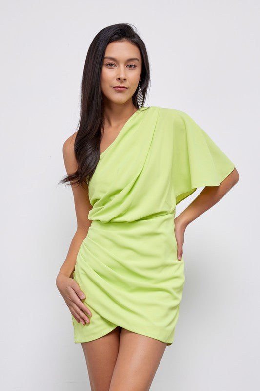 Midnight Allure Wrap Dress