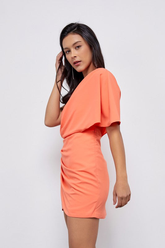 Midnight Allure Wrap Dress
