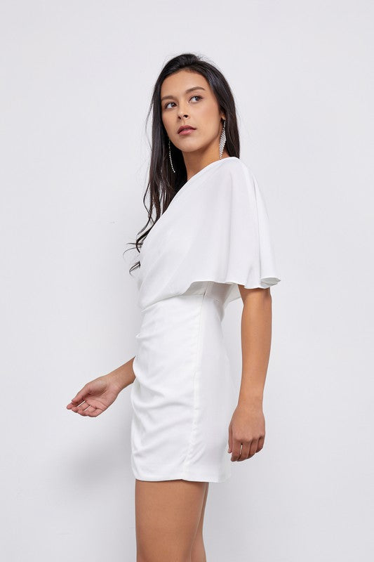Midnight Allure Wrap Dress