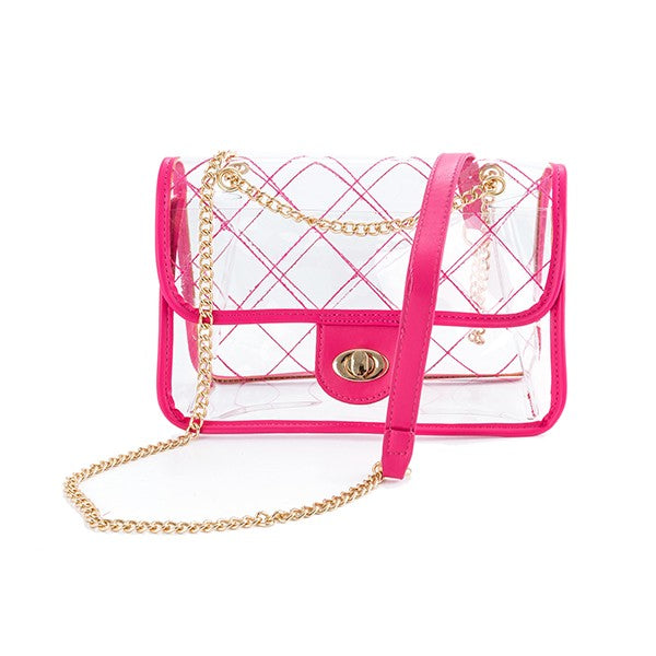 Quilted Clear Bag