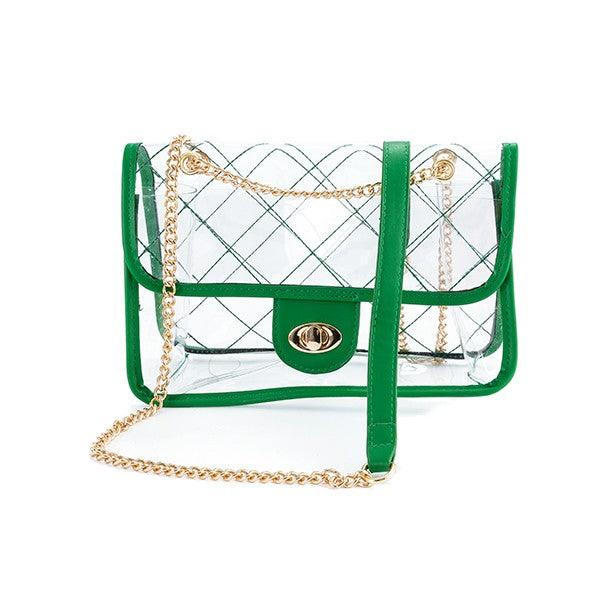 Quilted Clear Bag