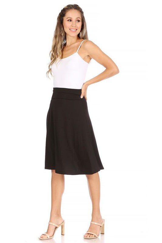 A-Line Pull-On Skirt