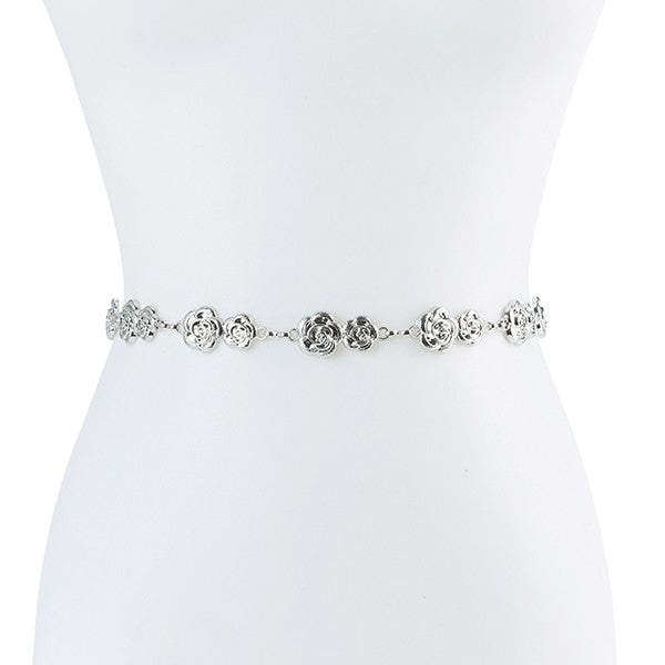 Dainty Flower Chain Belt