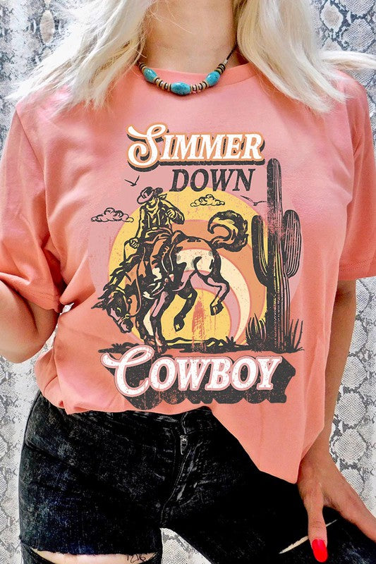 Simmer Down Cowboy Short Sleeve Tee
