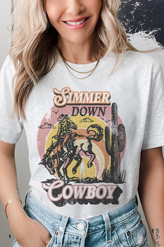Simmer Down Cowboy Short Sleeve Tee