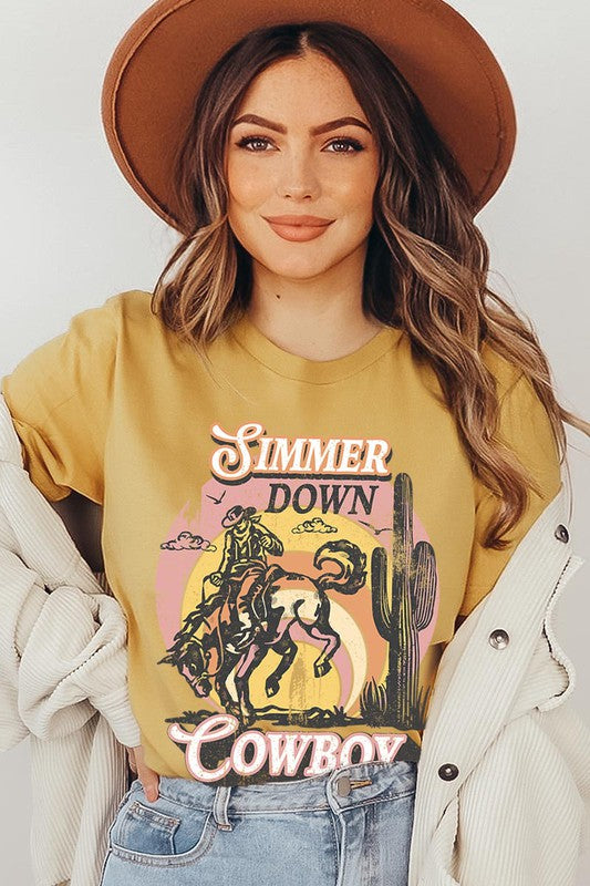 Simmer Down Cowboy Short Sleeve Tee