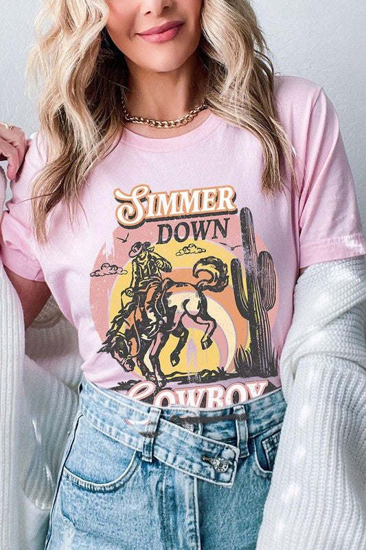 Simmer Down Cowboy Short Sleeve Tee