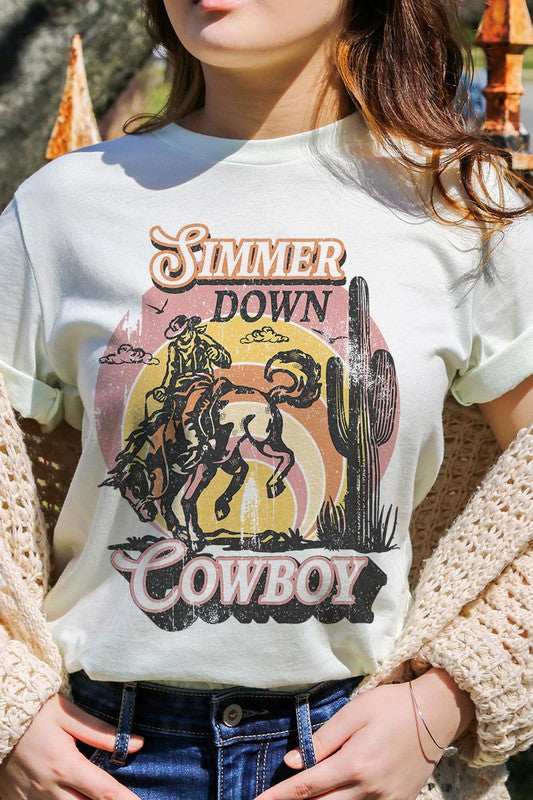 Simmer Down Cowboy Short Sleeve Tee