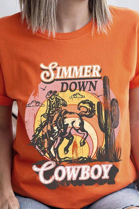 Simmer Down Cowboy Short Sleeve Tee