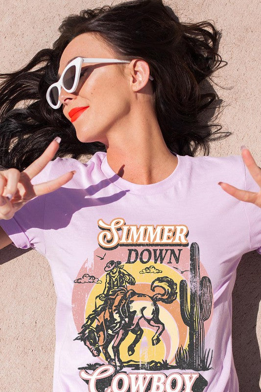 Simmer Down Cowboy Short Sleeve Tee