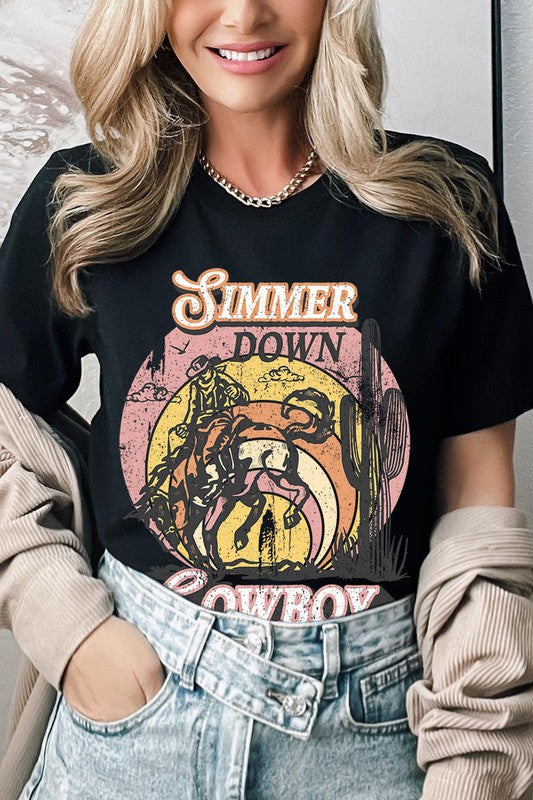 Simmer Down Cowboy Short Sleeve Tee