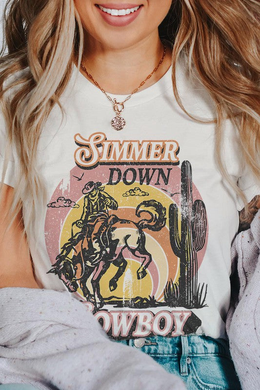 Simmer Down Cowboy Short Sleeve Tee