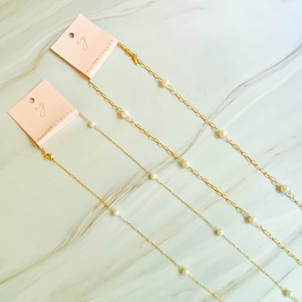 Freshwater Pearl Chain Necklace