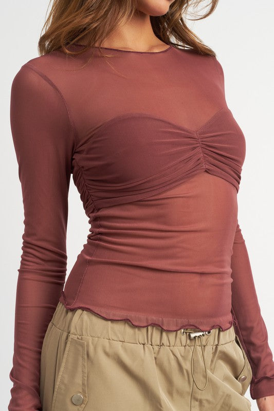 Sheer Elegance Top