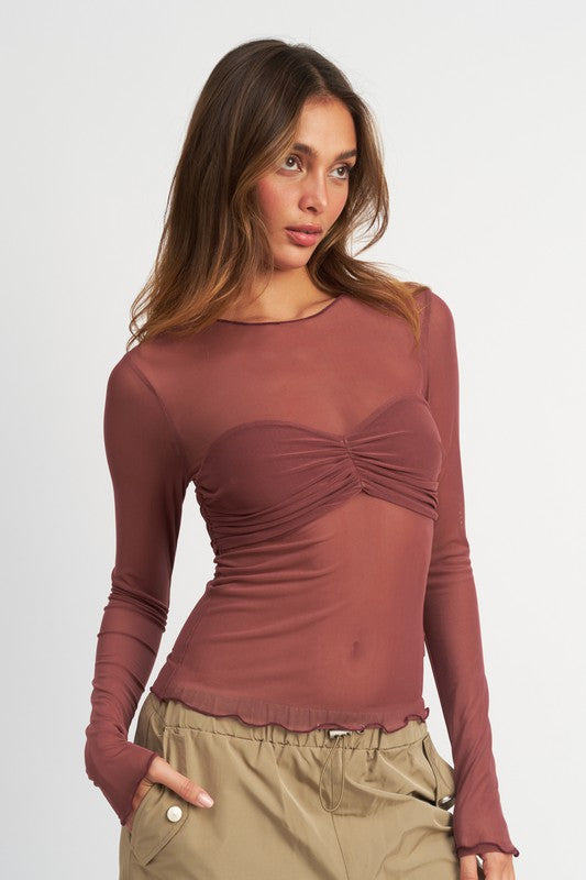 Sheer Elegance Top