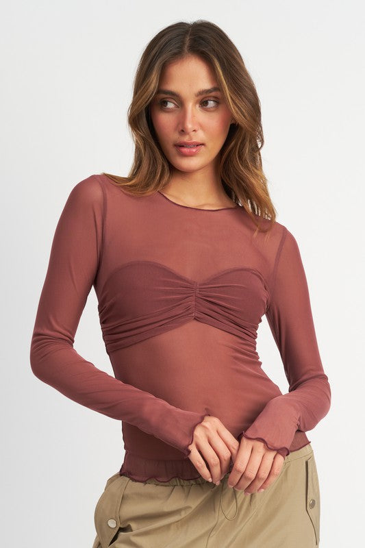 Sheer Elegance Top