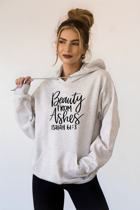 "Beauty for Ashes" Graphic Hoodie