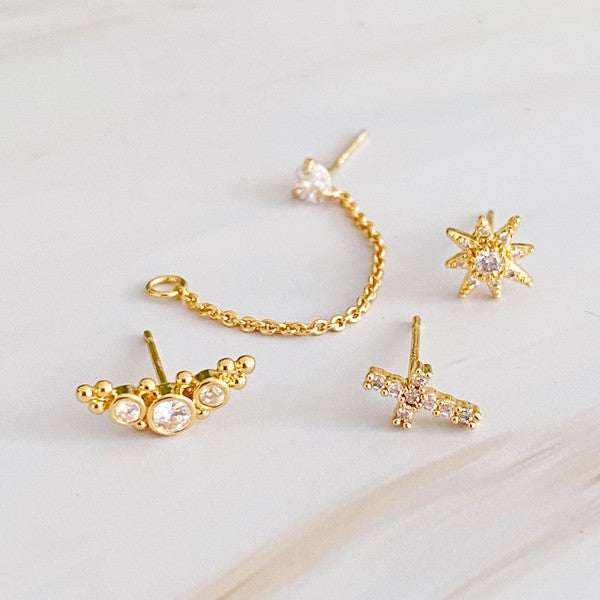 Be The Shine Earrings Set Of 3