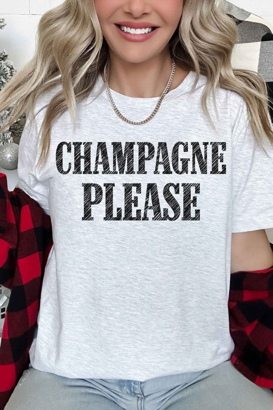 champagne please t shirt