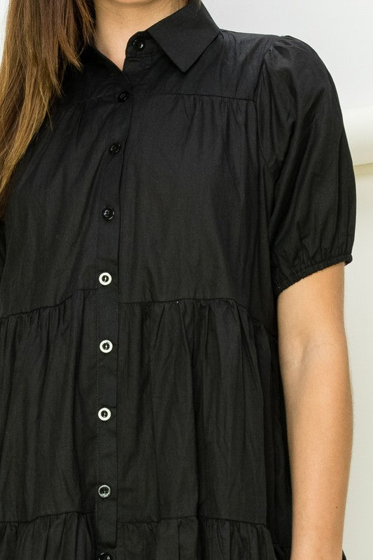 Not Your Girl Tiered Mini Dress