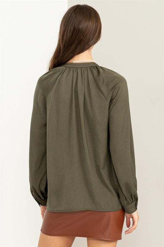 Elegance in Ruffles Blouse