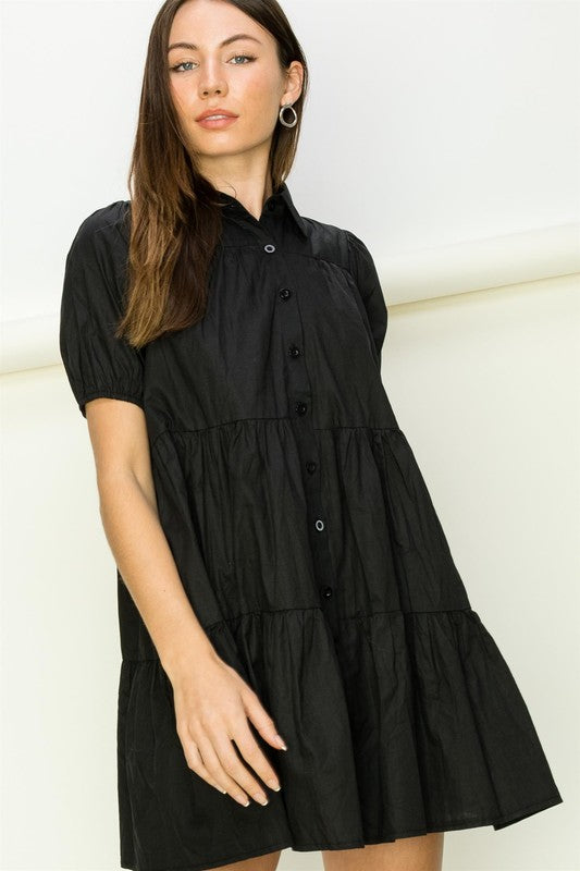 Not Your Girl Tiered Mini Dress