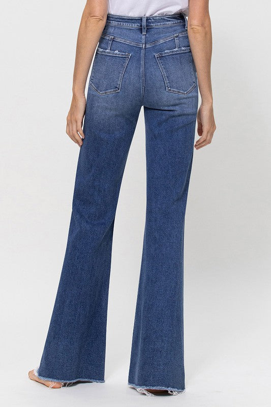 90s Nostalgia Super High Rise Relaxed Flare Jeans