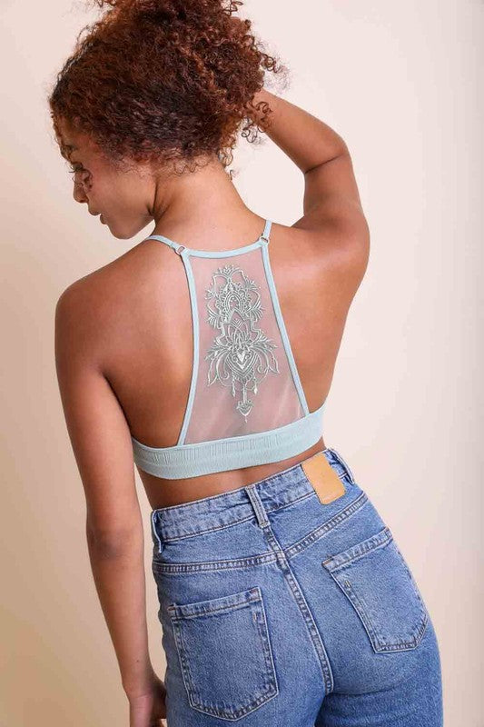 Mesh Tattoo Bralette