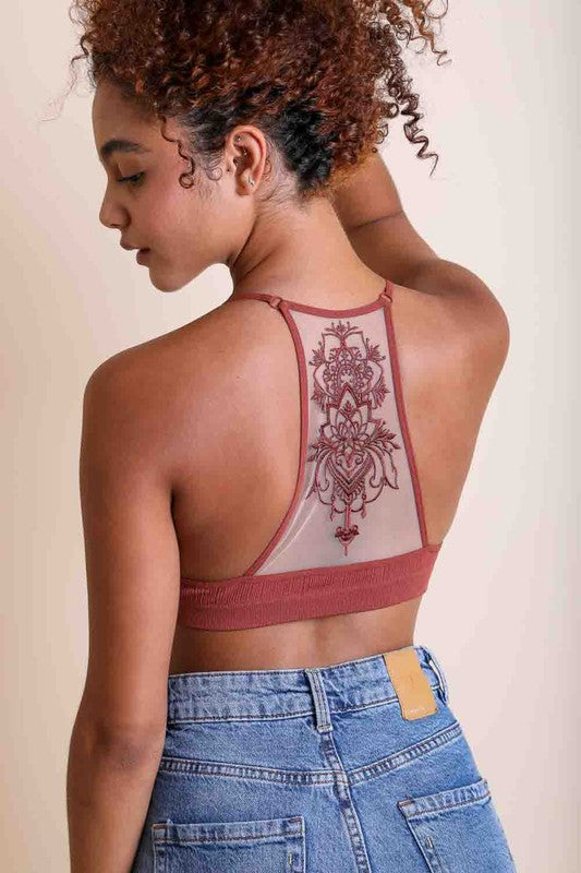 Mesh Tattoo Bralette