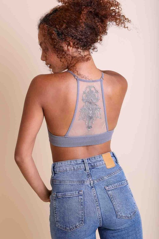Mesh Tattoo Bralette