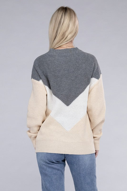 Colorblock Sweater