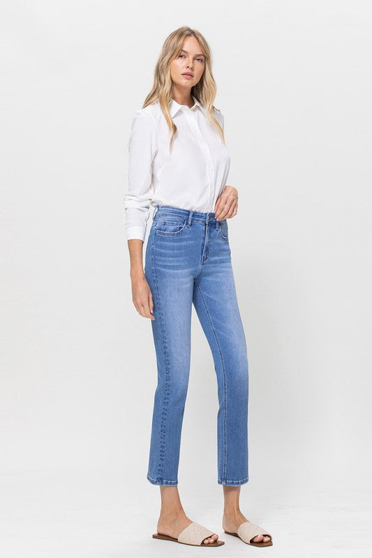 Cropped Slim Cut Jeans