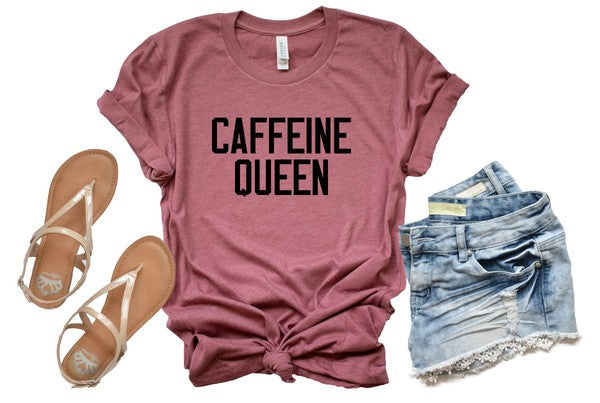 "Caffeine Queen" Crewneck Tee