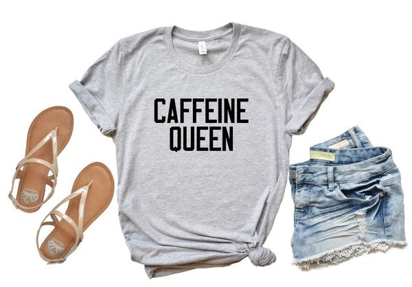"Caffeine Queen" Crewneck Tee