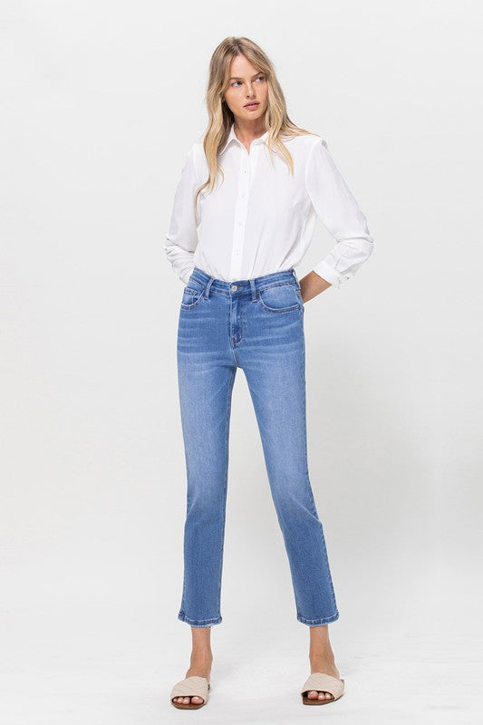 Cropped Slim Cut Jeans