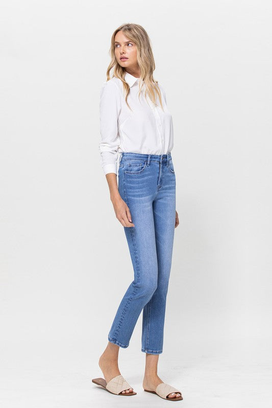 Cropped Slim Cut Jeans