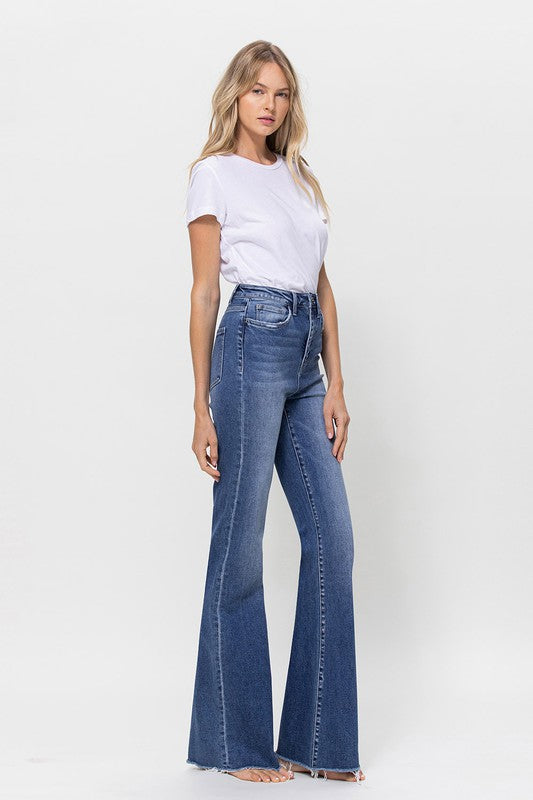 90s Nostalgia Super High Rise Relaxed Flare Jeans