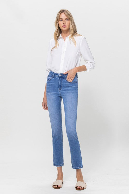 Cropped Slim Cut Jeans