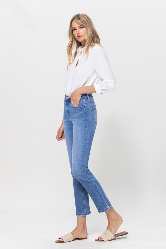 Cropped Slim Cut Jeans