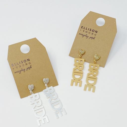 "Say I Do" Bride Earrings