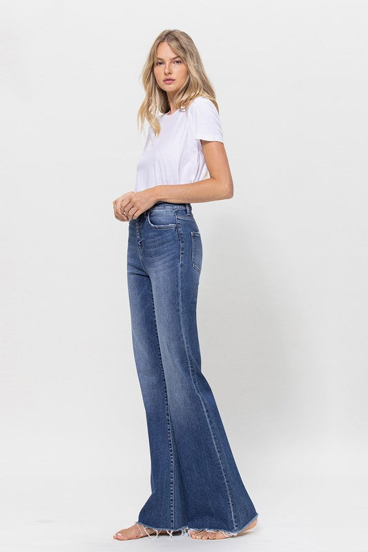 90s Nostalgia Super High Rise Relaxed Flare Jeans