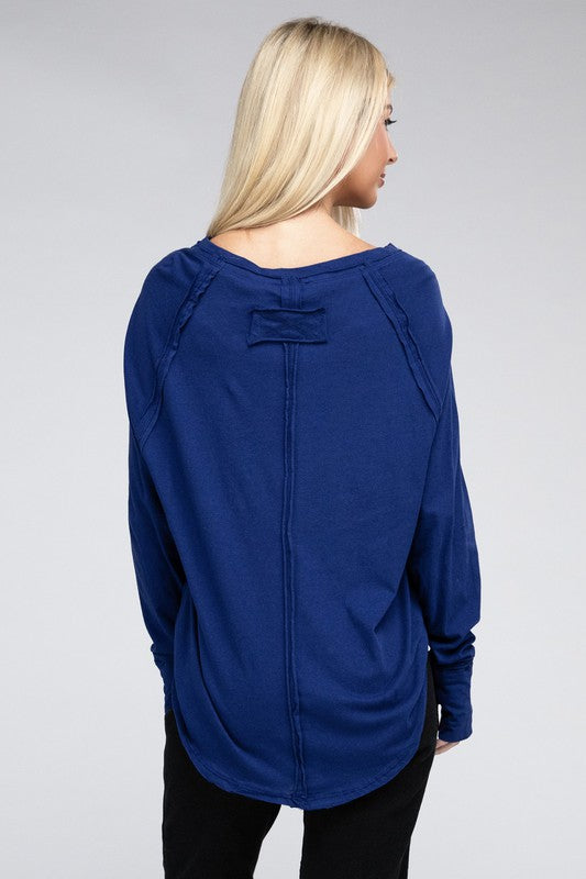 Cozy Cotton Raglan Top