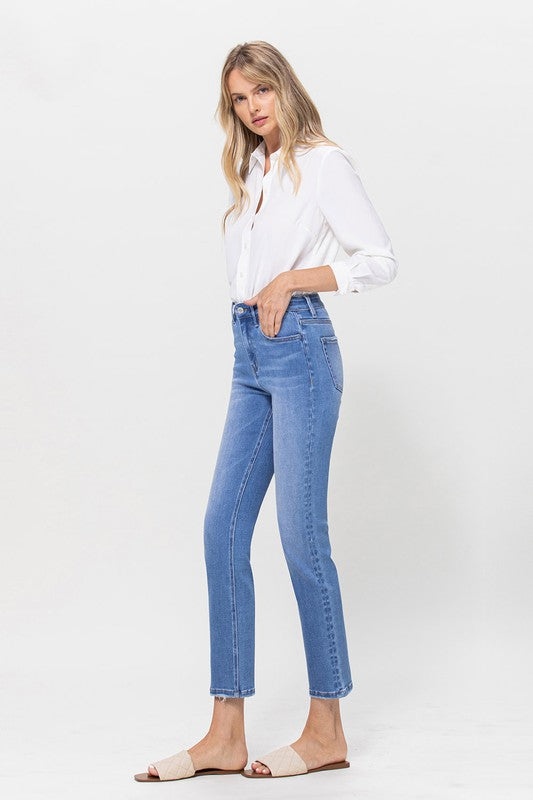 Cropped Slim Cut Jeans
